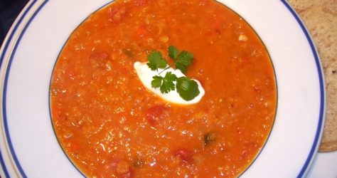 smokey tomato and lentil soup from the goodgriefcook.com